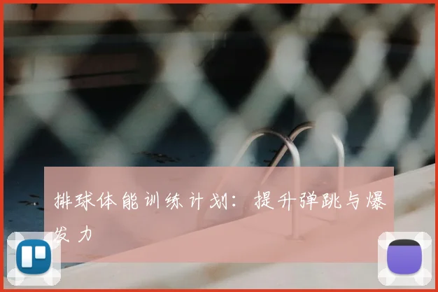 排球体能训练计划：提升弹跳与爆发力